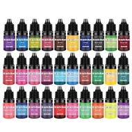 30 Colors Candle Wax Dye Highly Concentrated Candle Color Dye Oil-Based Liquid Candle Dye for Soy Wa