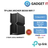 TP-LINK ARCHER BE550 WIFI 7 BE9300 TRI-BAND 2.5G PORTS ROUTER WITH MULTI-LINK OPERATION EASYMESH HOM