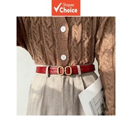 Women Leather Belt Long Elegant Office Business Dress Formal Award-winning Design