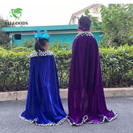 ALLGOODS Halloween Costume Cosplay Props, Cosplay Realistic Halloween King Cape, Casual Cloak Party 