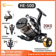Fishing reel spinning murah alat HE500 mini fishing reel 500 size small spinning reel shrimp bass Be