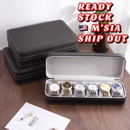 [ Ready Stock ]🇲🇾 Watch Box display Case Premium Quality Zipper Design 2 Slot/3 Slot/6 Slot/10 Slot/