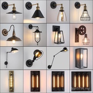 Cafe Wall Lamp Wall Lamp Iron Retro Restaurant Bar Unique loft American Water Pipe Industrial Decora