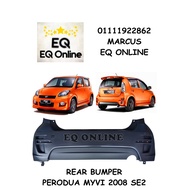 Perodua Myvi 2008 SE SE2 REAR Bumper PP Plastic Malaysia (BUMPER BELAKANG) 2009 2010