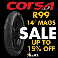 ✿ ⊕ ♞CORSA TIRES R99 14 " by TAKARA TIRES (FREE TIRES SEALANT, PITO, & STICKER)
