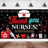 5x3ft Nurses Week Photography Backdrop Thank You Nurses Backdrops for Happy Nurse Week, Nurse Apprec