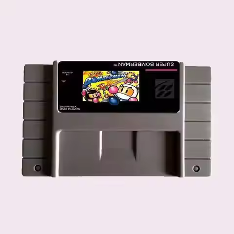 High Quality 16 Bit Super Bomberman NTSC Big Gray Game Card For USA Version Game Player