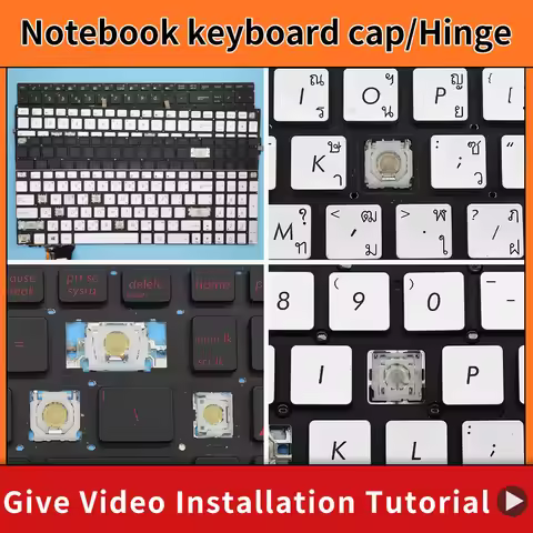 Replacement Keycap Key cap Hinge For ASUS N56 N56V U500VZ N76 R500V R505 N550 N750 Q550 N550 N550J G