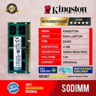 HWS20 - RAM KINGSTON SODIMM DDR3 4GB PC12800 NON L 1.5V LAPTOP