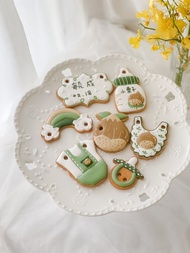 小栗子 收涎餅乾 糖霜餅乾