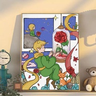 Tranh đính đá tự làm 40x50 có khung tranh Decor gắn đá 5D tự hoàn thành DIY tranh trang trí thích h