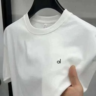 Women's Fashion T-Shirt Brand Short Sleeve 2025 Alo Clothing Men's Print Y2k Streetwear