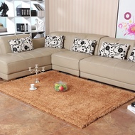 High quality fur carpet 1m2x1m7 metallic fiber iridescent fiber for living room brown bedroom TL007 