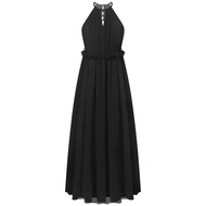 ZZOOI Kid Girls Child Flower Chiffon Tulle Lace Dress Wedding Bridesmaid One-shoulder Formal Party S