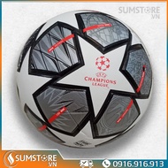 Quả Banh Bóng Đá C1 Xám Trắng 2021 - Size 5 - Quả Bóng Đá PU Đúc Nguyên Khối Cao Cấp
