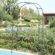 HY-6/customizable-Courtyard Pergola European Grid Lattice Bold Arch Shelf Garden Chinese Rose Bracket Climbing Plant Rac