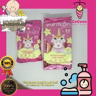 Wet Wipes Change Yunikon Diaper Change Baby Wipes 50 Sheets 20 Sheets/