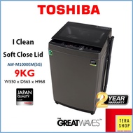 Toshiba M1000EM 9KG Fully Auto Washing Machine Mesin Basuh