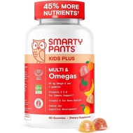 SmartyPants Kids Multivitamin Gummies - Formula yang Diperbaiki: Omega 3 (DHA/EPA), Vitamin D3, C, B