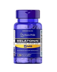 【預購】Puritan’s Pride Melatonin 5mg 褪黑激素 睡眠補充劑 120片 025077157464