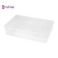 Plastic File Organizer Transparent Square Storage Box A4 Storage Box File Storage Box