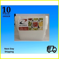 ✧ ▬ ♨ EZ Pack KR1000 Microwavable Container Rectangle