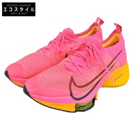 Nike Air Zoom Tempo Next% Flyknit 男款跑鞋，粉紅色，25.5cm，CI9923-600，美國尺寸 7.5 [二手]
