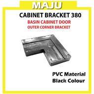 [1 PCS] PVC Bracket 380 | Braket  支架 | Kitchen Cabinet | Basin Cabinet door outer corner bracket