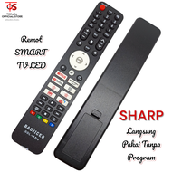 VSR Remot TV LED SMART SHARP Langsung Pakai Tanpa Program Tanpa Setting - Remote TV SHARP SMART Andr