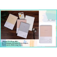 Notebook Notepad B5 Notebook Spiral Life Lyrics Spiral Ruled Notepad B5