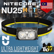 NITECORE NU25 MCT - 400 Lumen USB-C Rechargeable Multi-Temperature Headlamp - - in
