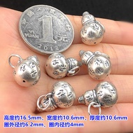 สร้อยคอ สร้อยข้อมือ DIY แฮนด์เมด จี้ลูกปัดทองคำสังกะสี S999 ลายตัว F ทรงสปอร์ต วัสดุโลหะผสม จี้ลูกปั