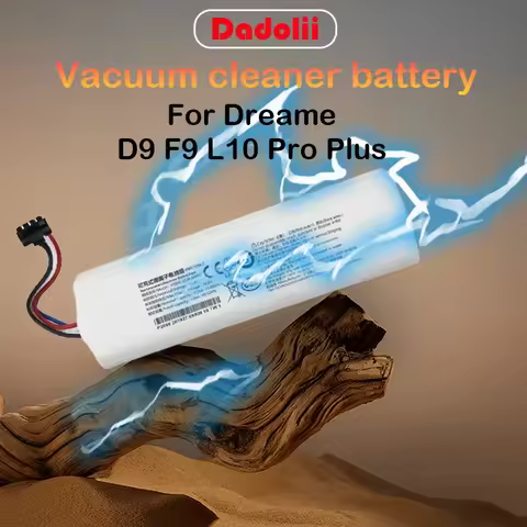 Original 12800mAh Dreame Vacuum Battery – Compatible with D9/F9/L10/L10 Pro, Model P2008-4S2P-MMBK