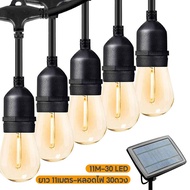 ไฟโซล่า Solar LED 8โหมด ไฟแคมปิ้ง หลอดไฟ LED 8 เมตร 20 ดวงโซล่าเซลล์ ไฟเส้นอัจฉริยะ ประหยัดไฟมาก ทนแ