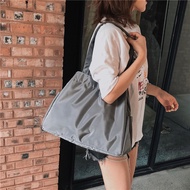 Bag Women Shoulder Bag Tote Bag Large Capacity Bag Nylon Waterproof Bag Lightweight Shopping Bag Han