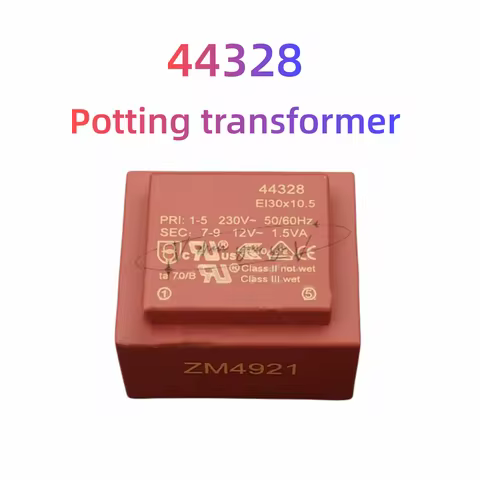 1-5PCS 100%New For MYRRA 44328 Potted power transformer DIP4 230V to 12V EI30X10.5 50/60Hz 1.5VA