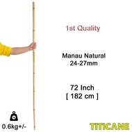 TITICANE Manau Stick [ 72 INCH ] [ Natural 24-27mm ] [ Rattan / Rotan ]