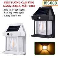 Solar Light BK-888 Light Sensor Automatically Turns On and Off - 3 Modes - Yellow Light