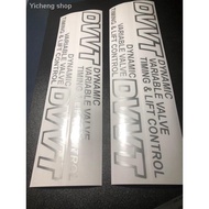 ◙☑[Malaysia In stock] Dvvt car Sticker  (design 1) / Sticker kereta Dvvt / DVVT vinyl Sticker (Myvi 