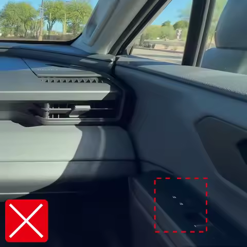 For Toyota RAV4 XA60 2026 Carbon Fiber Style Window Lift Control Switch Button Cover Trim ABS Car In