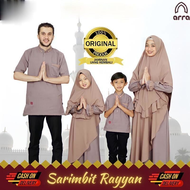 PREMIUM GAMIS SARIMBIT KELUARGA AYAH IBU DAN ANAK SERIES RAYYAN BRAND ARRA WARNA CHOCHO SARIMBIT COUPLE KELUARGA NIBRAS  Baju Gamis Koko Lebaran Nibras NBRS Syari Wanita Dewasa Promo Terbaru Baju Gamis Koko Nibras Modern