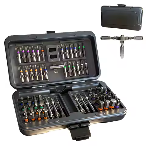 66 in 1 Ratchet Screwdriver Set Multi-Bit T Handle Ratcheting Screwdriver Kit with Magnetic Drive Pr