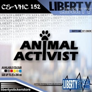 Cutting sticker animal activist | Animal activistcutting stiker | Animalcutting stiker | Animal cutt