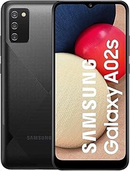 Samsung Galaxy A02s 4G Smartphone 6.5 Inch Infinity-V HD + Screen 3 Rear Cameras 3 GB RAM and 32 GB Expandable Internal Memory 5,000 mAh Battery and Fast Charge - Black (UK Version)