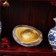 5PCS Yuan Bao Large Metal Yuan Bao Gold For Decorative Display in Home Living Room and Increasing Fe