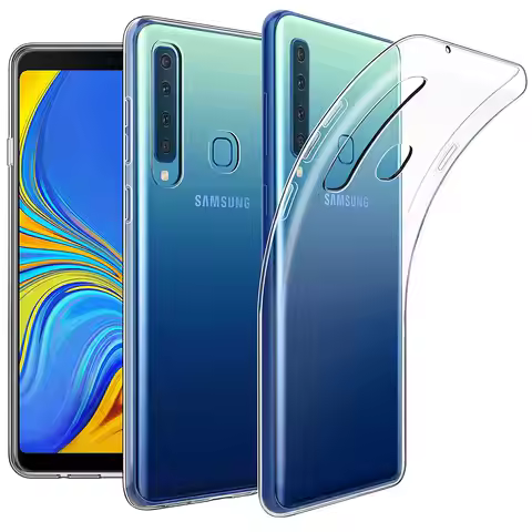 Soft TPU Silicone Cover for Samsung Galaxy A9 2018 A9S Transparent Phone Cases 360 Protective Slim G