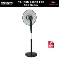 Mistral 16 Inch Stand Fan - MSF1628W (8 Years Warranty On Motor)