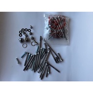 FULL SET ENGINE SCREW HONDA EX5 / EX5 DREAM ENGINE SCREW COMPLETE SET/ FULL SET WITH OIL NUT skru en