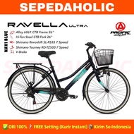 Sepeda Keranjang PACIFIC RAVELLA ULTRA 7 Speed 26 Inch Remaja Dewasa