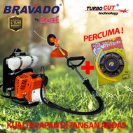 APACHE/BRAVADO/AVITA BG328 | Heavy Duty Mesin Potong Rumput | Backpack Brush Cutter | Grass Trimmer 